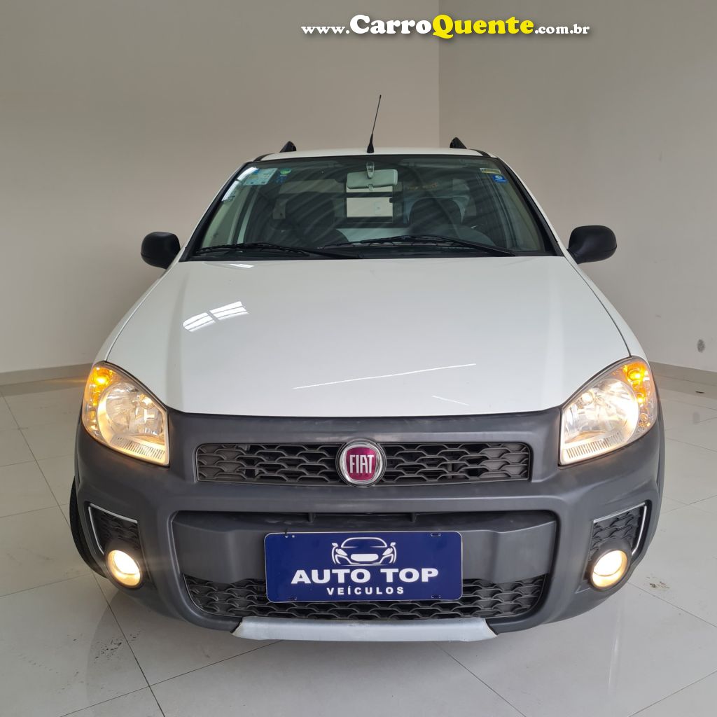 FIAT   STRADA WORKING HARD 1.4 FIRE FLEX 8V CE   BRANCO 2017 1.4 FLEX - Loja