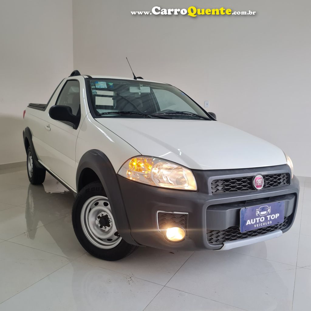 FIAT   STRADA WORKING HARD 1.4 FIRE FLEX 8V CE   BRANCO 2017 1.4 FLEX - Loja
