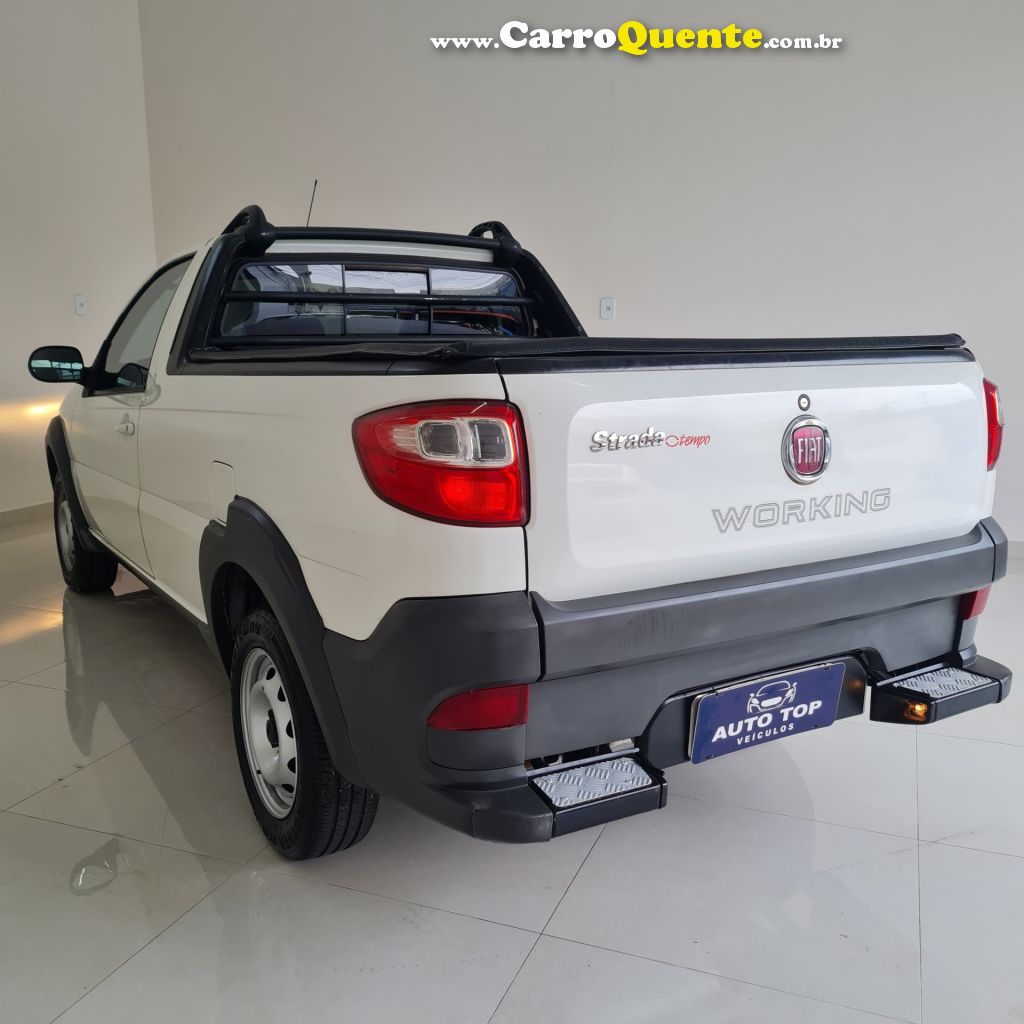 FIAT   STRADA WORKING HARD 1.4 FIRE FLEX 8V CE   BRANCO 2017 1.4 FLEX - Loja