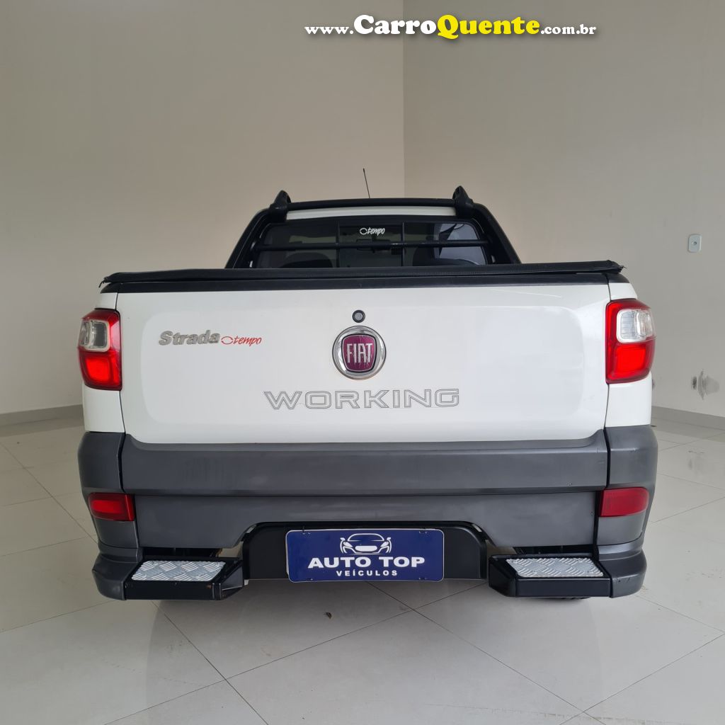 FIAT   STRADA WORKING HARD 1.4 FIRE FLEX 8V CE   BRANCO 2017 1.4 FLEX - Loja