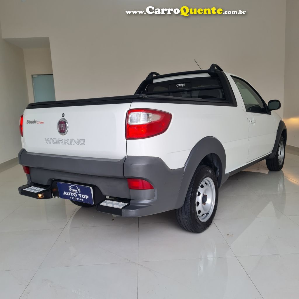 FIAT   STRADA WORKING HARD 1.4 FIRE FLEX 8V CE   BRANCO 2017 1.4 FLEX - Loja