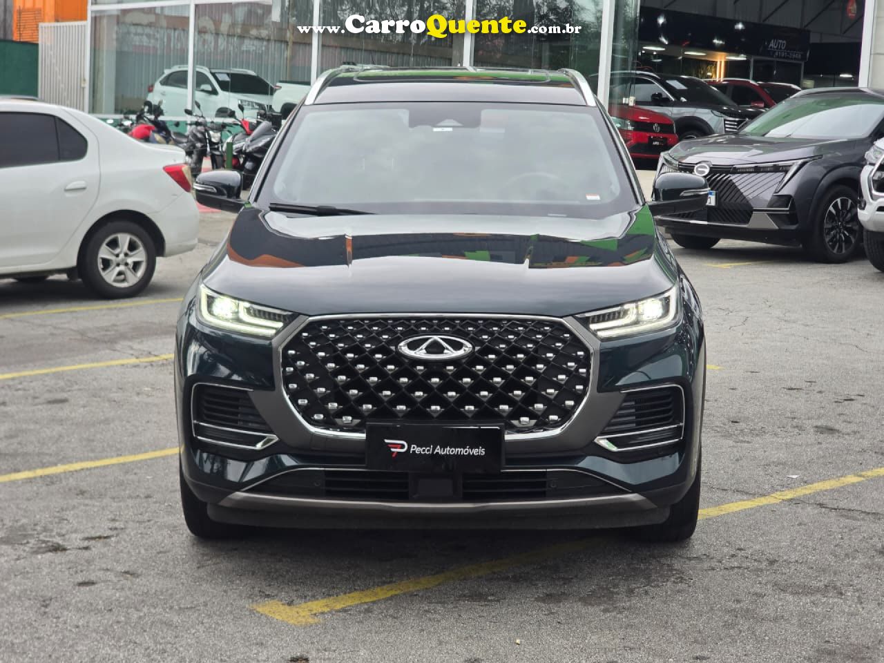 CHERY   TIGGO 8 PRO 1.5 TURBO (HÍBRIDO)    VERDE 2025 1.5 GASOLINA E ELÉTRICO - Loja