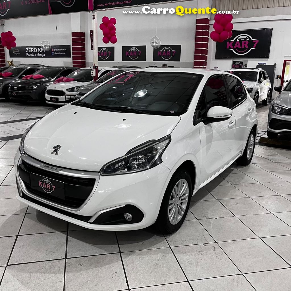 PEUGEOT   208 ACTIVE 1.2 FLEX 12V 5P MEC.   BRANCO 2017 1.2 FLEX - Loja