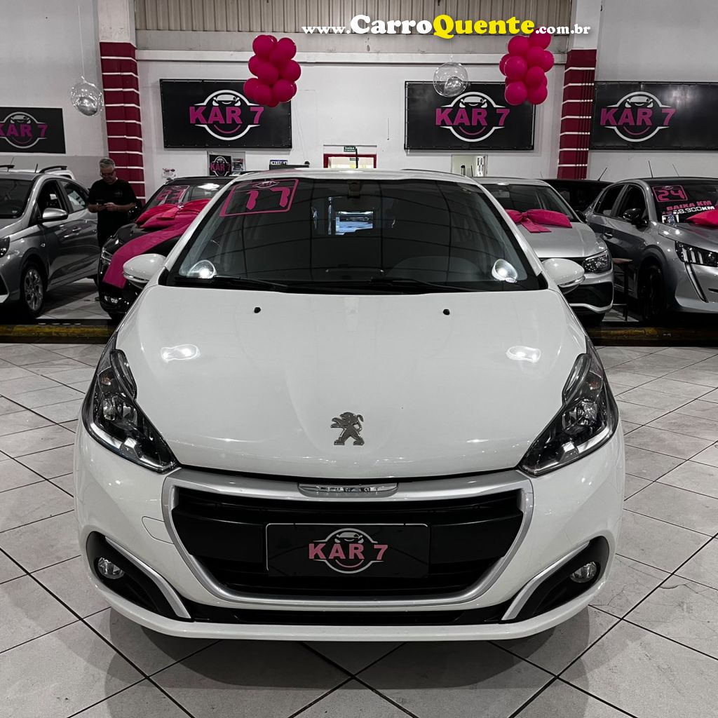 PEUGEOT   208 ACTIVE 1.2 FLEX 12V 5P MEC.   BRANCO 2017 1.2 FLEX - Loja