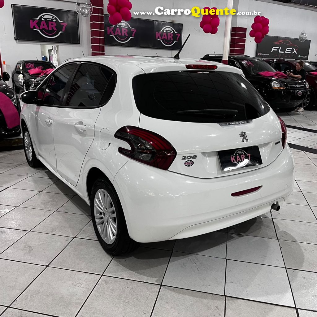 PEUGEOT   208 ACTIVE 1.2 FLEX 12V 5P MEC.   BRANCO 2017 1.2 FLEX - Loja
