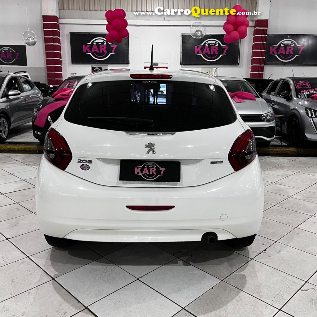 PEUGEOT   208 ACTIVE 1.2 FLEX 12V 5P MEC.   BRANCO 2017 1.2 FLEX - Loja
