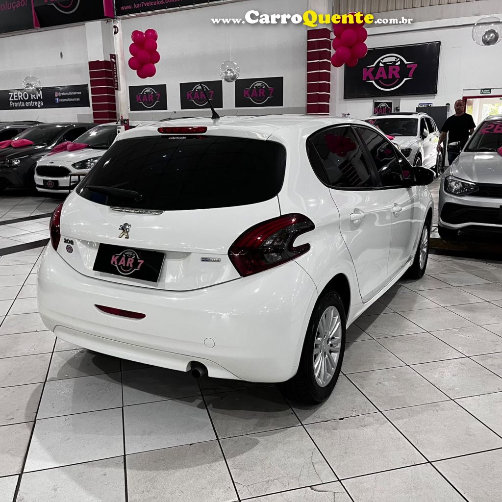 PEUGEOT   208 ACTIVE 1.2 FLEX 12V 5P MEC.   BRANCO 2017 1.2 FLEX - Loja