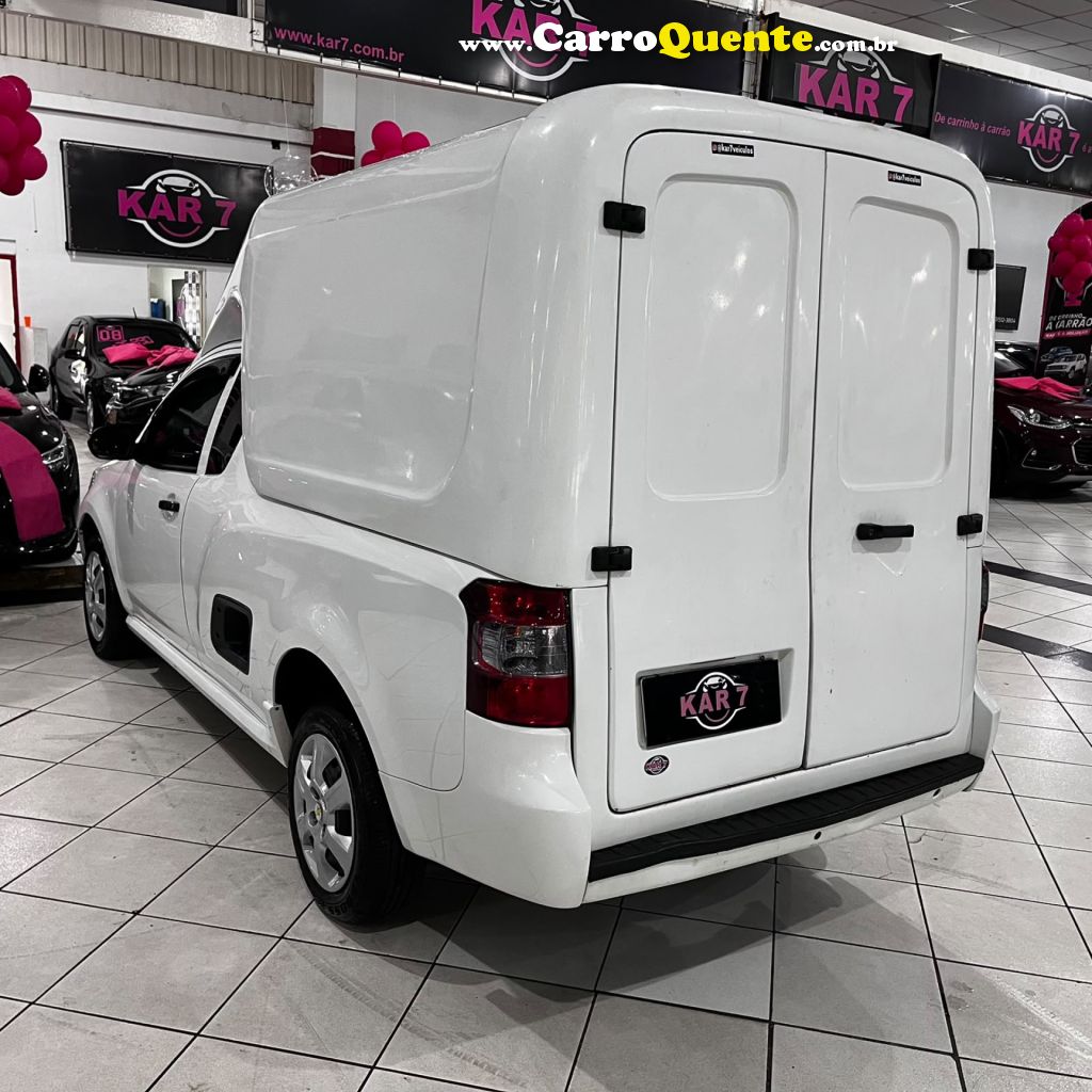 CHEVROLET   MONTANA LS 1.4 ECONOFLEX 8V 2P   BRANCO 2019 1.4 GASOLINA - Loja