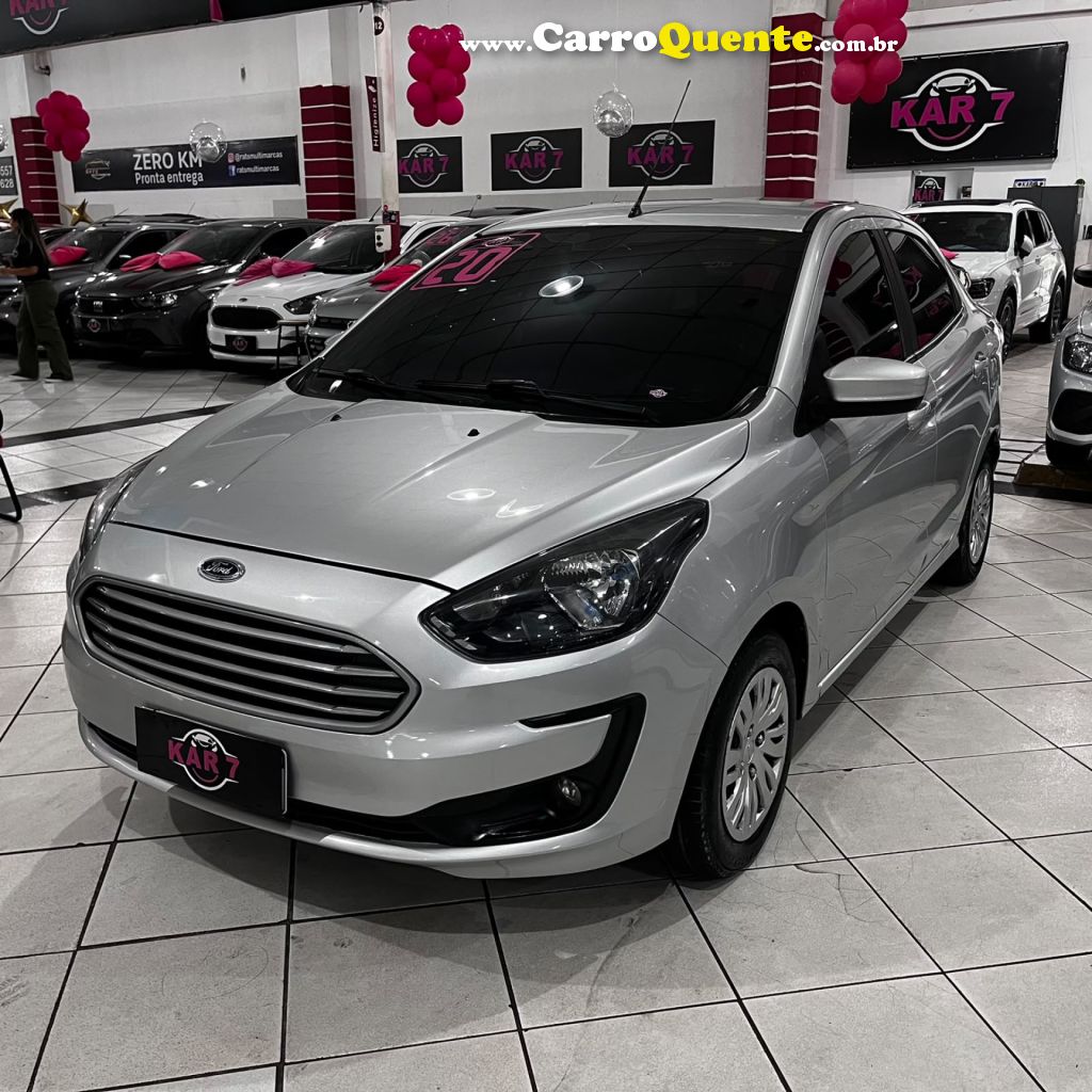 FORD   KA+ SEDAN 1.0 SESE PLUS TIVCT FLEX 4P   PRATA 2020 1.0 FLEX - Loja