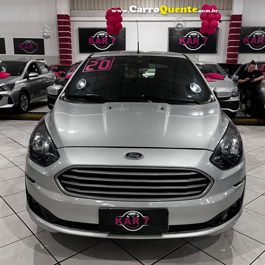FORD   KA+ SEDAN 1.0 SESE PLUS TIVCT FLEX 4P   PRATA 2020 1.0 FLEX - Loja