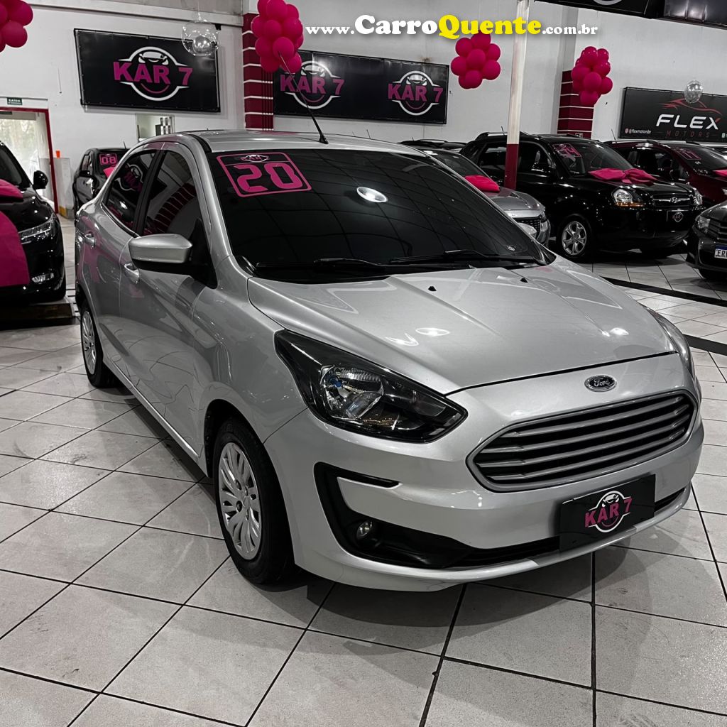 FORD   KA+ SEDAN 1.0 SESE PLUS TIVCT FLEX 4P   PRATA 2020 1.0 FLEX - Loja