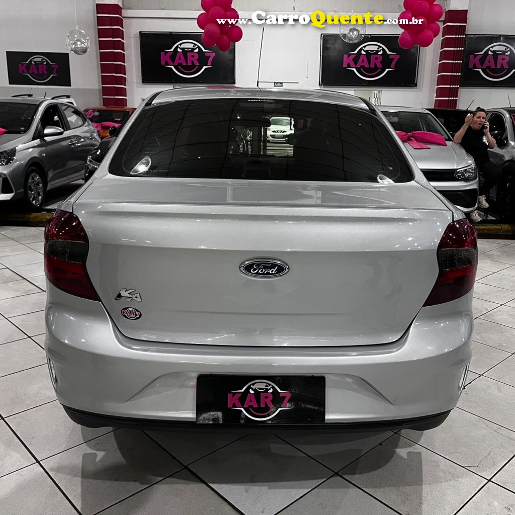 FORD   KA+ SEDAN 1.0 SESE PLUS TIVCT FLEX 4P   PRATA 2020 1.0 FLEX - Loja