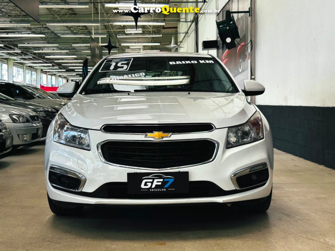 CHEVROLET   CRUZE HB SPORT LT 1.8 16V FLEXP. 5P AUT   BRANCO 2015 1.8 FLEX - Loja