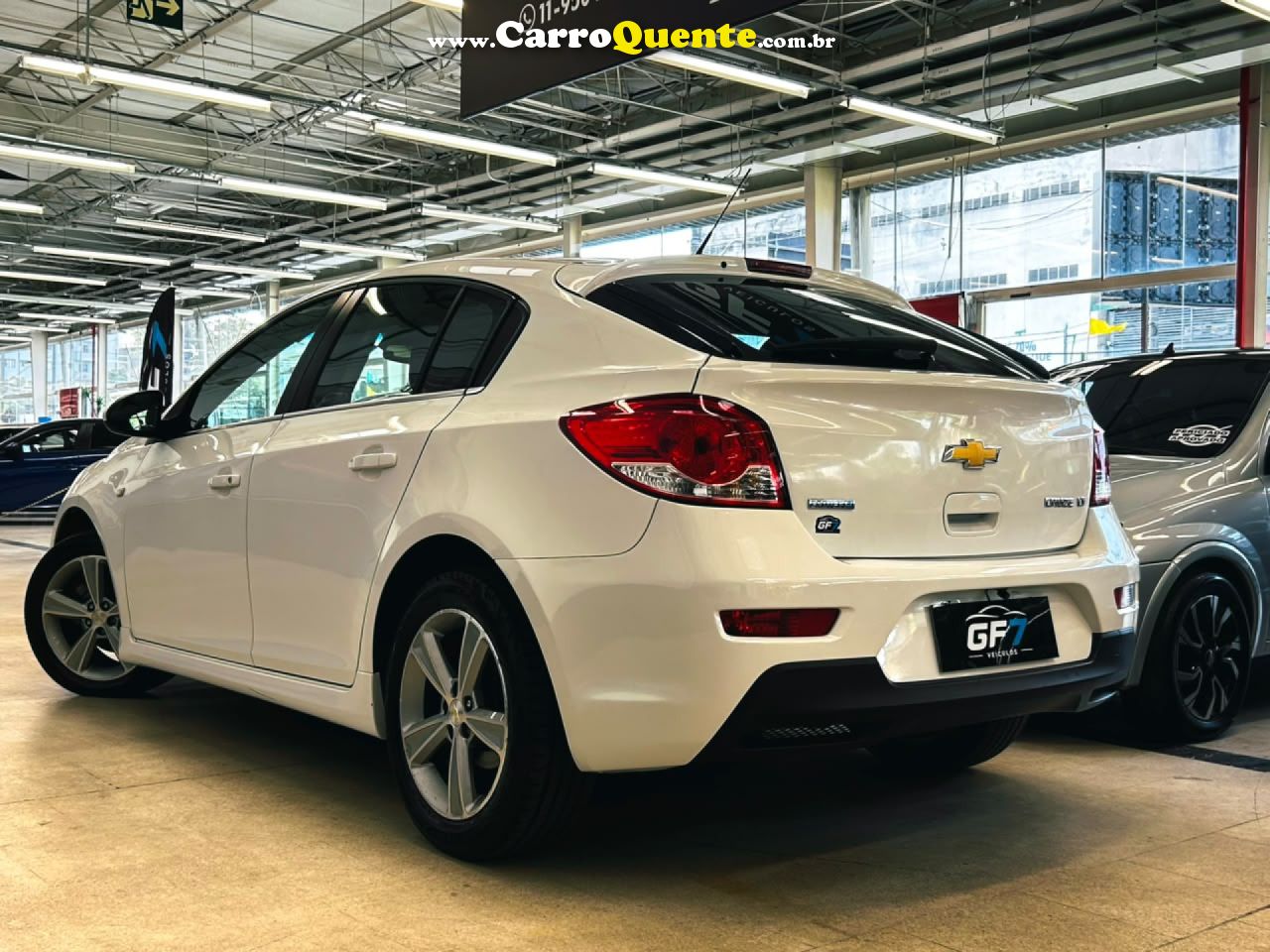 CHEVROLET   CRUZE HB SPORT LT 1.8 16V FLEXP. 5P AUT   BRANCO 2015 1.8 FLEX - Loja