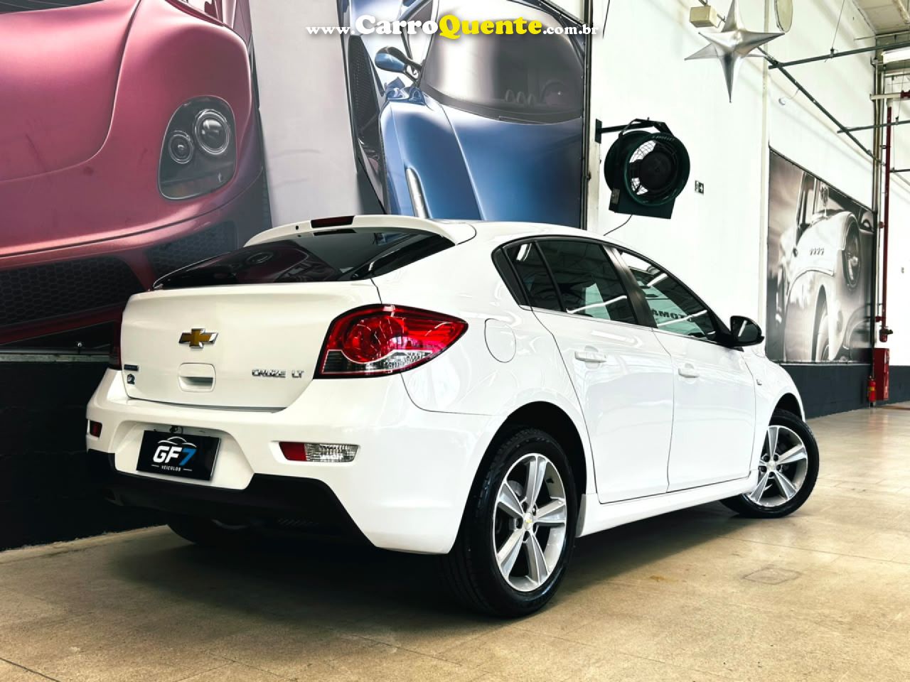 CHEVROLET   CRUZE HB SPORT LT 1.8 16V FLEXP. 5P AUT   BRANCO 2015 1.8 FLEX - Loja