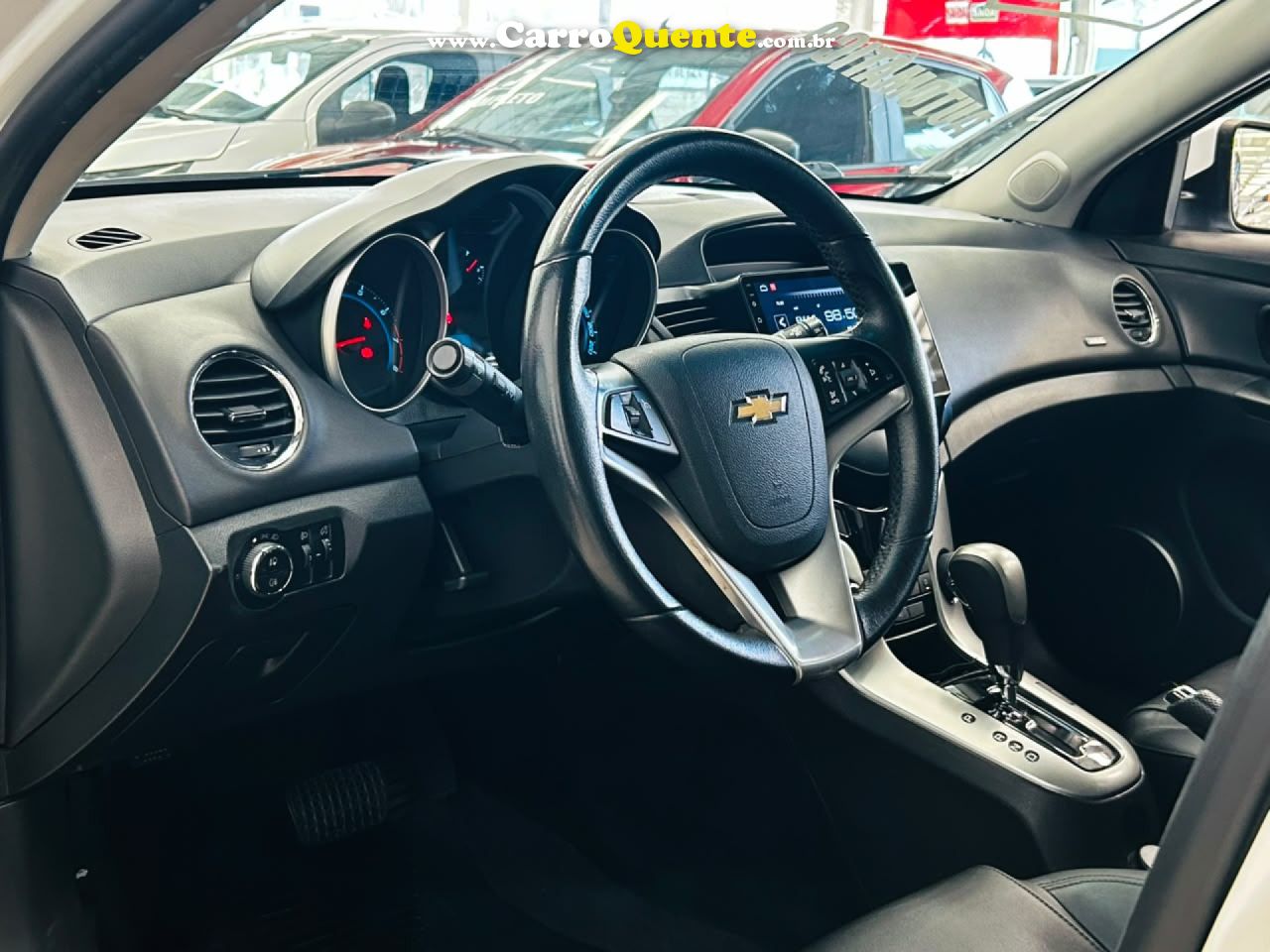 CHEVROLET   CRUZE HB SPORT LT 1.8 16V FLEXP. 5P AUT   BRANCO 2015 1.8 FLEX - Loja