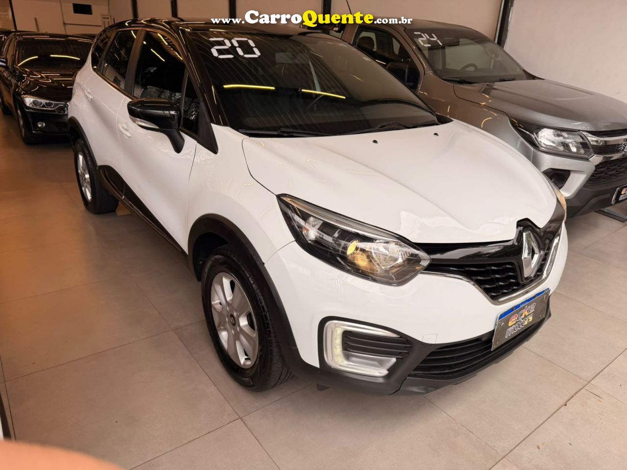 RENAULT   CAPTUR LIFE 1.6 16V FLEX 5P AUT.   BRANCO 2020 1.6 FLEX - Loja