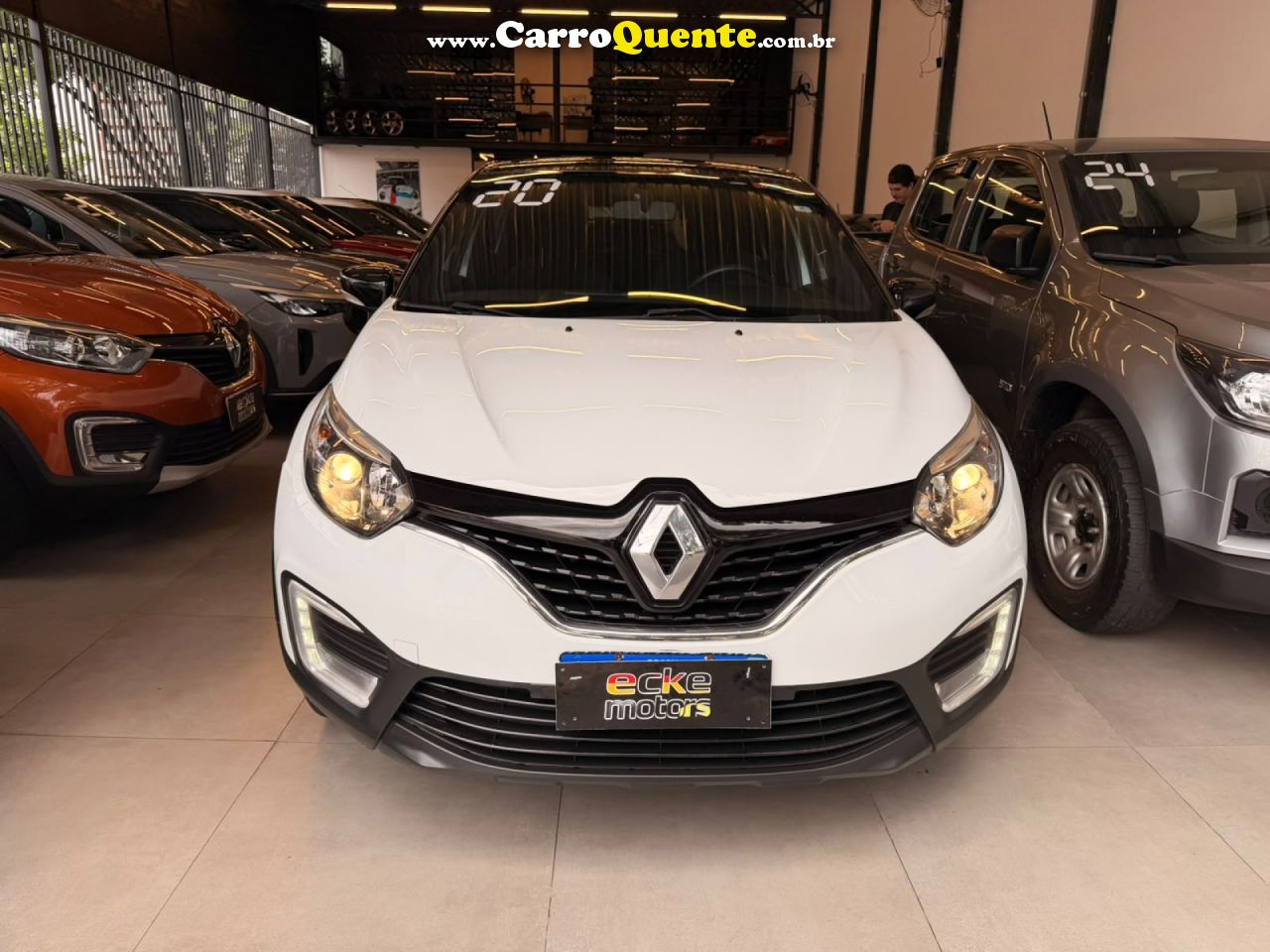 RENAULT   CAPTUR LIFE 1.6 16V FLEX 5P AUT.   BRANCO 2020 1.6 FLEX - Loja