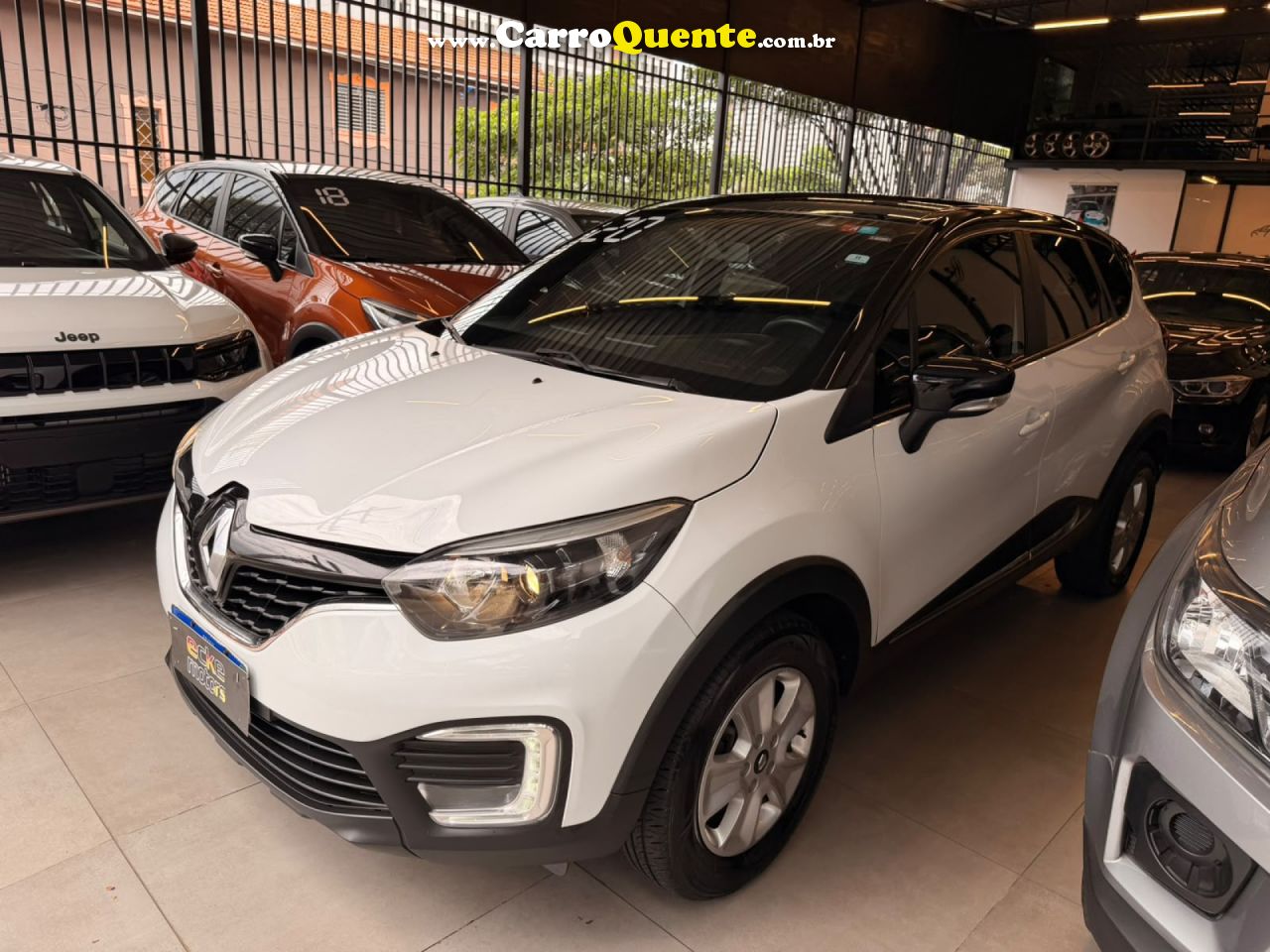 RENAULT   CAPTUR LIFE 1.6 16V FLEX 5P AUT.   BRANCO 2020 1.6 FLEX - Loja