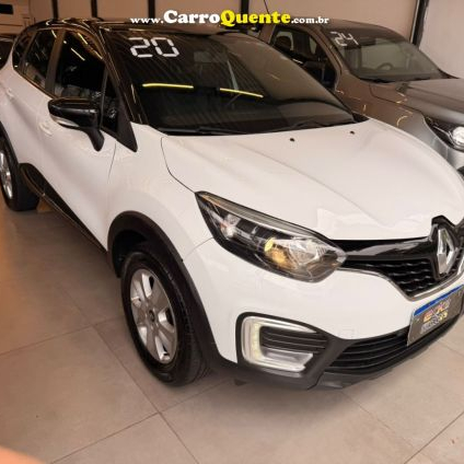 RENAULT   CAPTUR LIFE 1.6 16V FLEX 5P AUT.   BRANCO 2020 1.6 FLEX