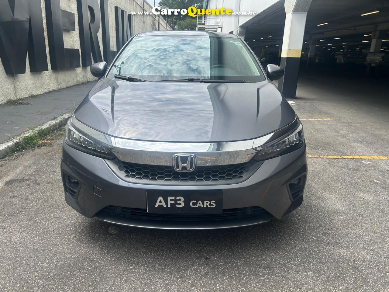 HONDA   CITY HATCHBACK TOURING 1.5 FLEX 16V AUT   CINZA 2022 1.5 FLEX - Loja