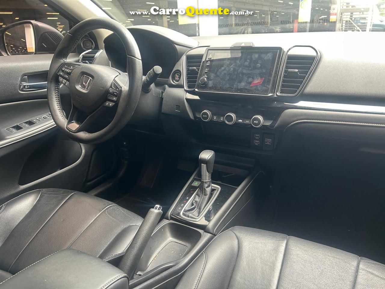 HONDA   CITY HATCHBACK TOURING 1.5 FLEX 16V AUT   CINZA 2022 1.5 FLEX - Loja