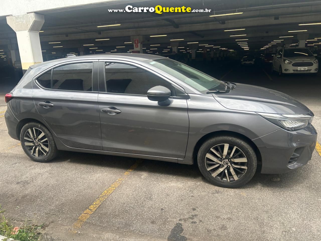 HONDA   CITY HATCHBACK TOURING 1.5 FLEX 16V AUT   CINZA 2022 1.5 FLEX - Loja