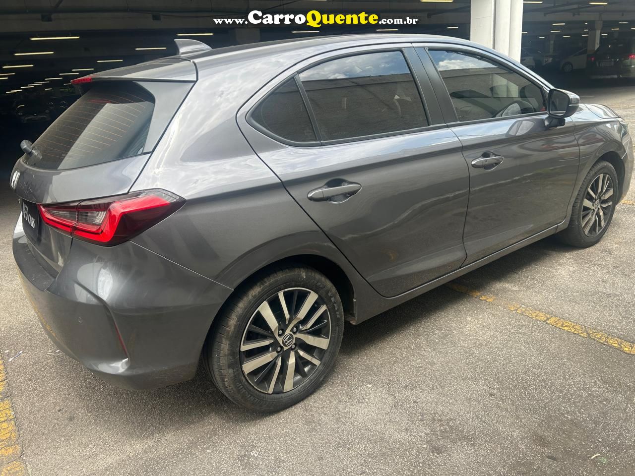 HONDA   CITY HATCHBACK TOURING 1.5 FLEX 16V AUT   CINZA 2022 1.5 FLEX - Loja