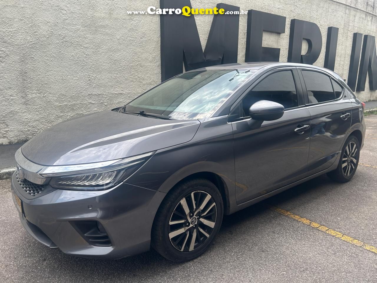 HONDA   CITY HATCHBACK TOURING 1.5 FLEX 16V AUT   CINZA 2022 1.5 FLEX - Loja