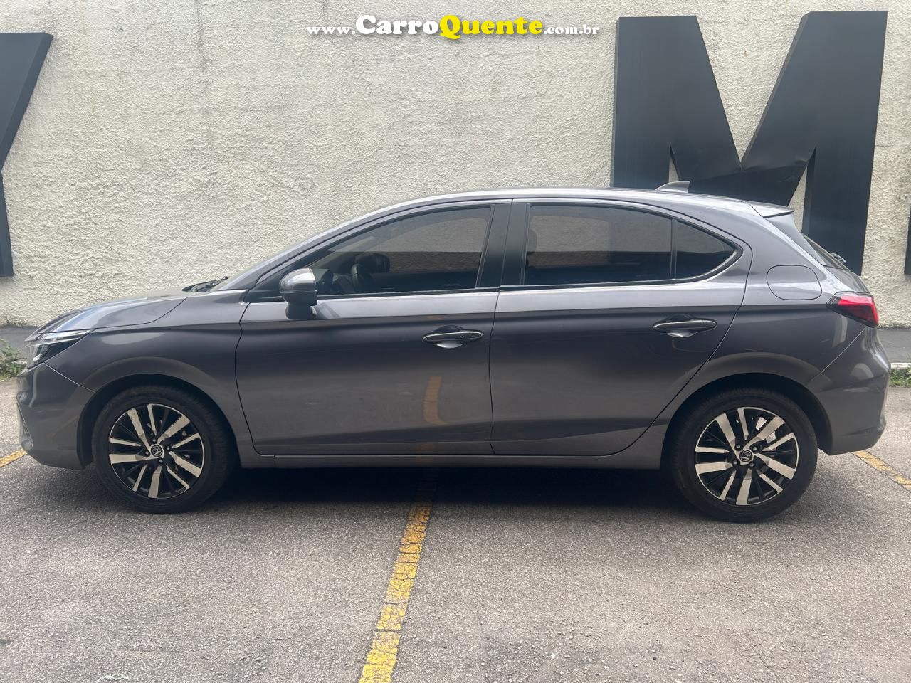 HONDA   CITY HATCHBACK TOURING 1.5 FLEX 16V AUT   CINZA 2022 1.5 FLEX - Loja