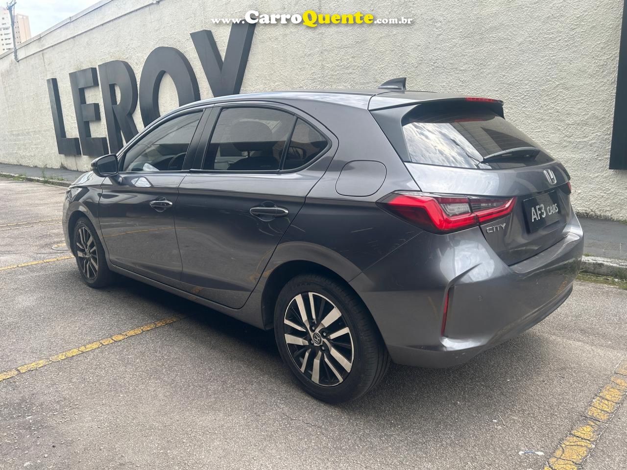 HONDA   CITY HATCHBACK TOURING 1.5 FLEX 16V AUT   CINZA 2022 1.5 FLEX - Loja