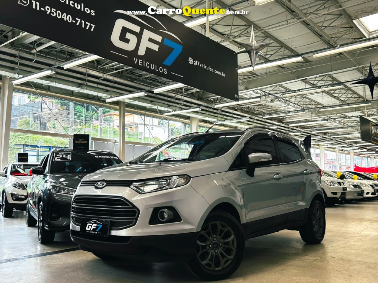 FORD   ECOSPORT FREESTYLE 1.6 16V FLEX 5P   PRATA 2013 1.6 FLEX - Loja