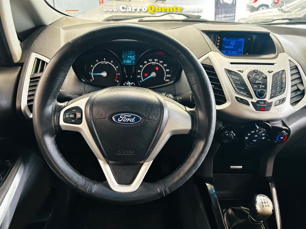 FORD   ECOSPORT FREESTYLE 1.6 16V FLEX 5P   PRATA 2013 1.6 FLEX - Loja