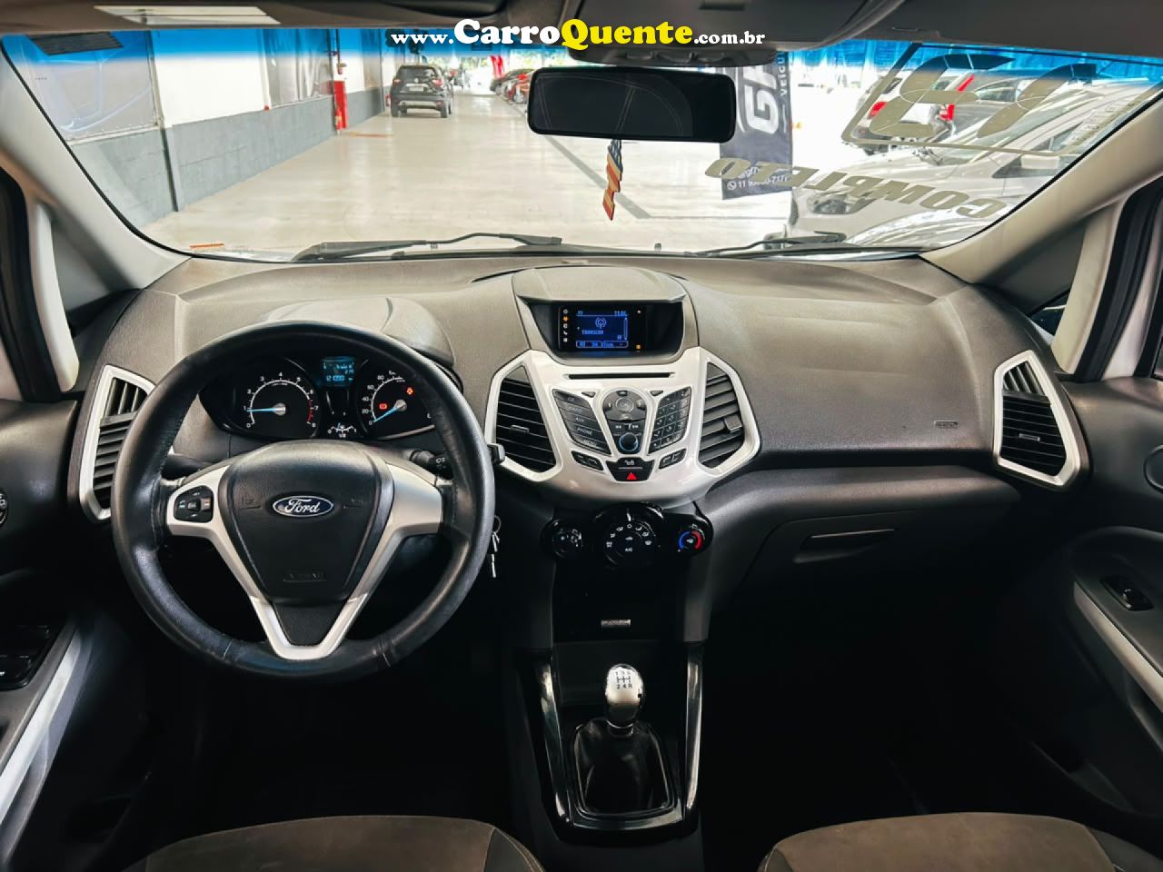 FORD   ECOSPORT FREESTYLE 1.6 16V FLEX 5P   PRATA 2013 1.6 FLEX - Loja