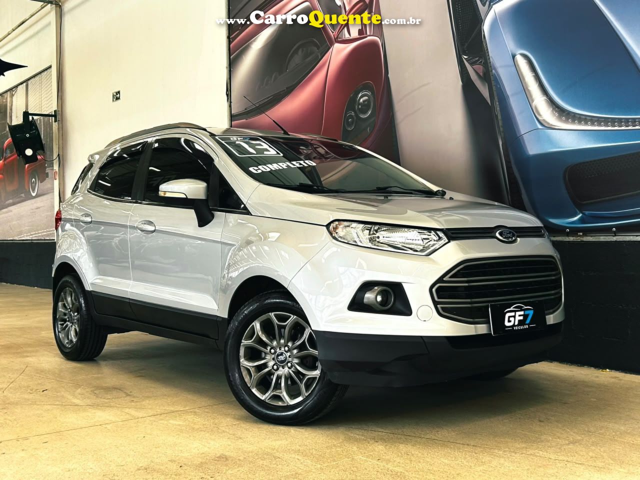 FORD   ECOSPORT FREESTYLE 1.6 16V FLEX 5P   PRATA 2013 1.6 FLEX - Loja
