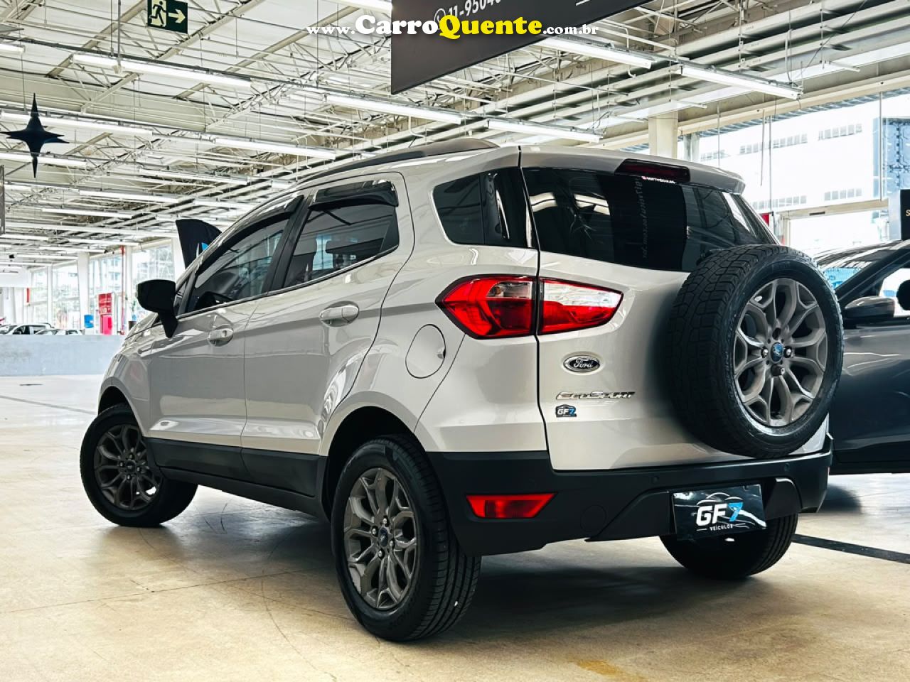 FORD   ECOSPORT FREESTYLE 1.6 16V FLEX 5P   PRATA 2013 1.6 FLEX - Loja