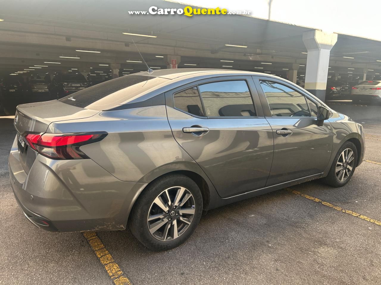 NISSAN   VERSA ADVANCE 1.6 16V FLEX AUT.   CINZA 2022 1.6 FLEX - Loja