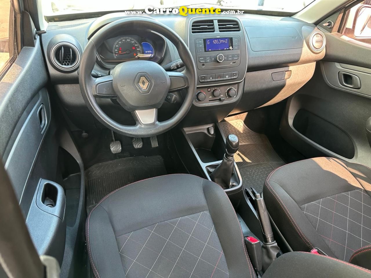 RENAULT   KWID ZEN 1.0 FLEX 12V 5P MEC.   BRANCO 2020 1.0 12V FLEX - Loja