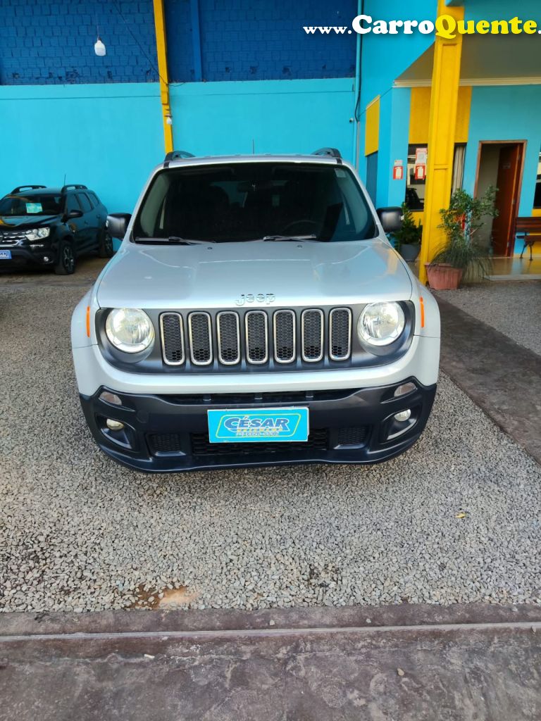 JEEP   RENEGADE 1.8 4X2 FLEX 16V MEC.   PRATA 2017 1.8 FLEX - Loja