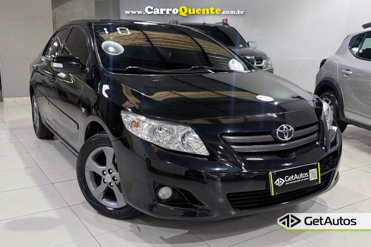 TOYOTA   COROLLA XEI 1.81.8 FLEX 16V AUT.   PRETO 2010 1.8 FLEX - Loja