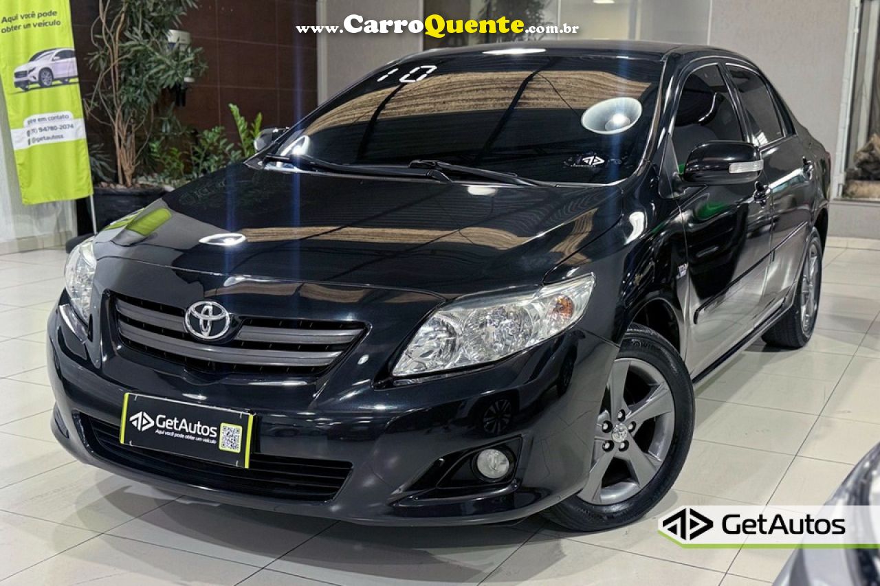 TOYOTA   COROLLA XEI 1.81.8 FLEX 16V AUT.   PRETO 2010 1.8 FLEX - Loja