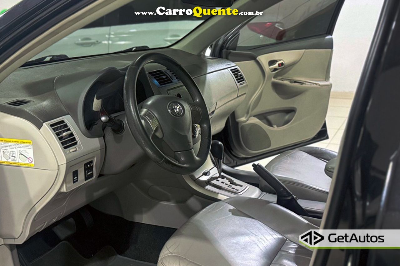 TOYOTA   COROLLA XEI 1.81.8 FLEX 16V AUT.   PRETO 2010 1.8 FLEX - Loja