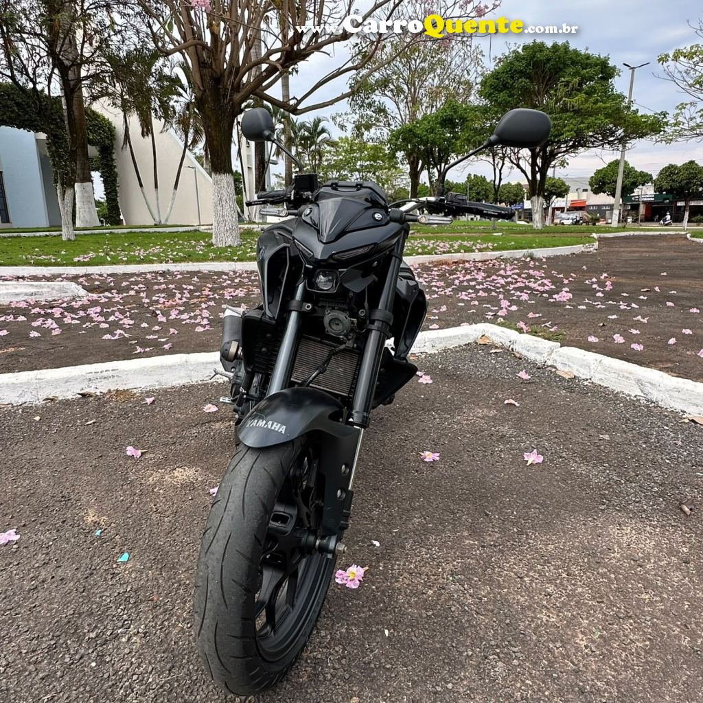 YAMAHA    MT03   PRETO 2023 330 GASOLINA - Loja