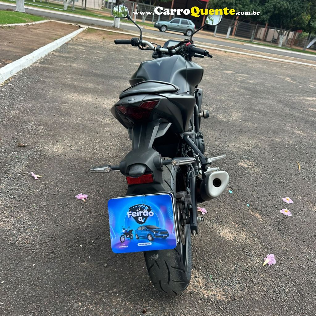 YAMAHA    MT03   PRETO 2023 330 GASOLINA - Loja