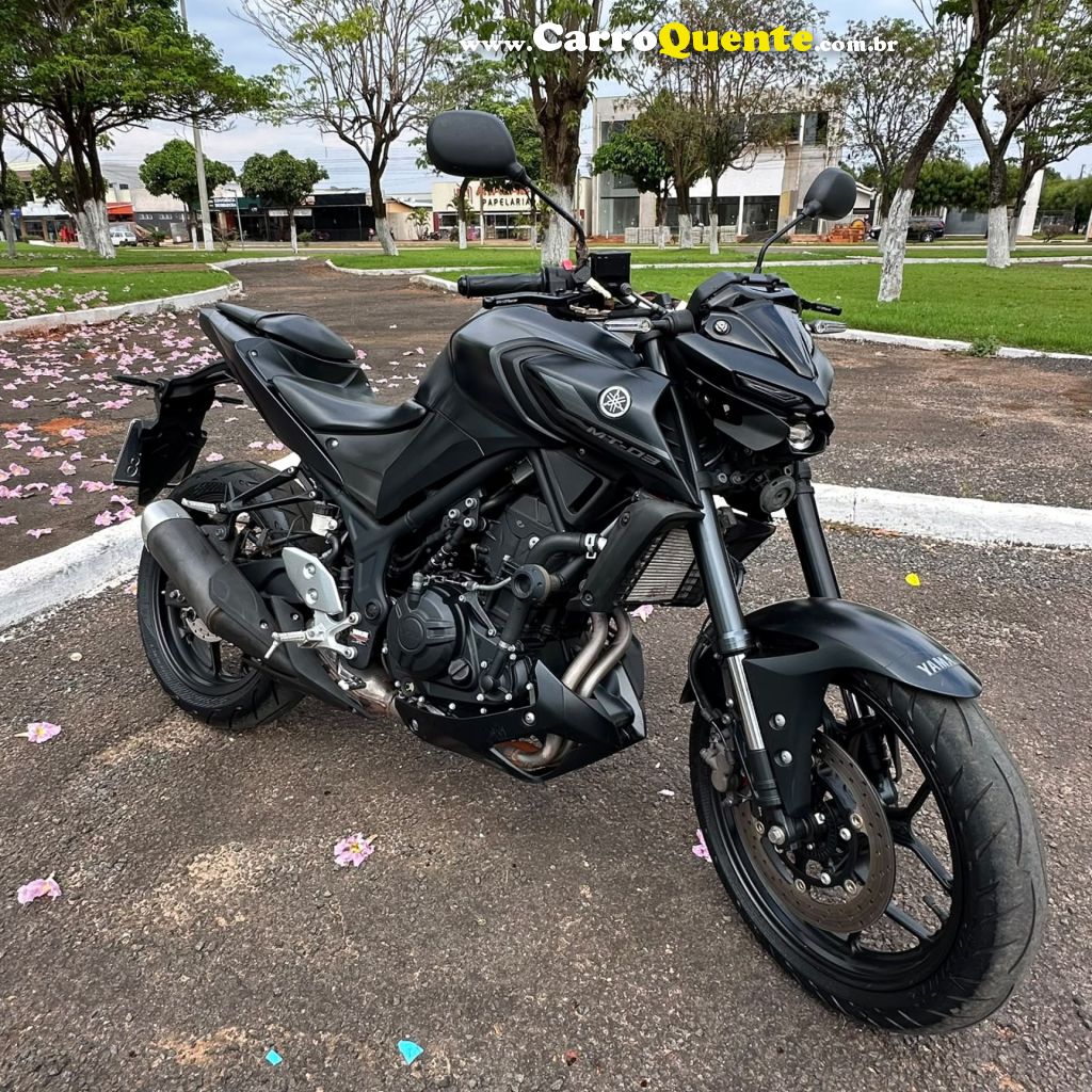 YAMAHA    MT03   PRETO 2023 330 GASOLINA - Loja