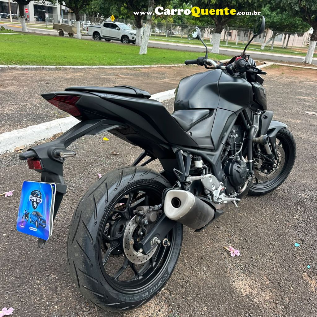 YAMAHA    MT03   PRETO 2023 330 GASOLINA - Loja