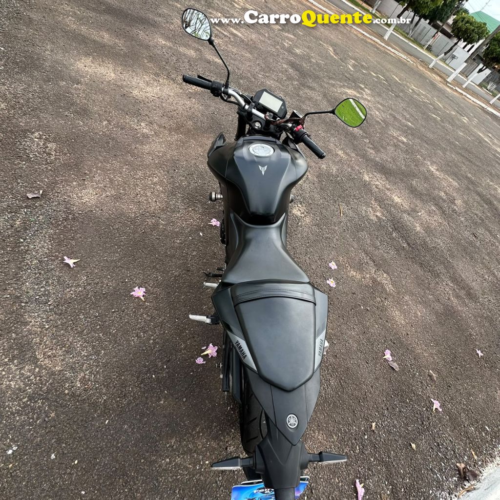 YAMAHA    MT03   PRETO 2023 330 GASOLINA - Loja