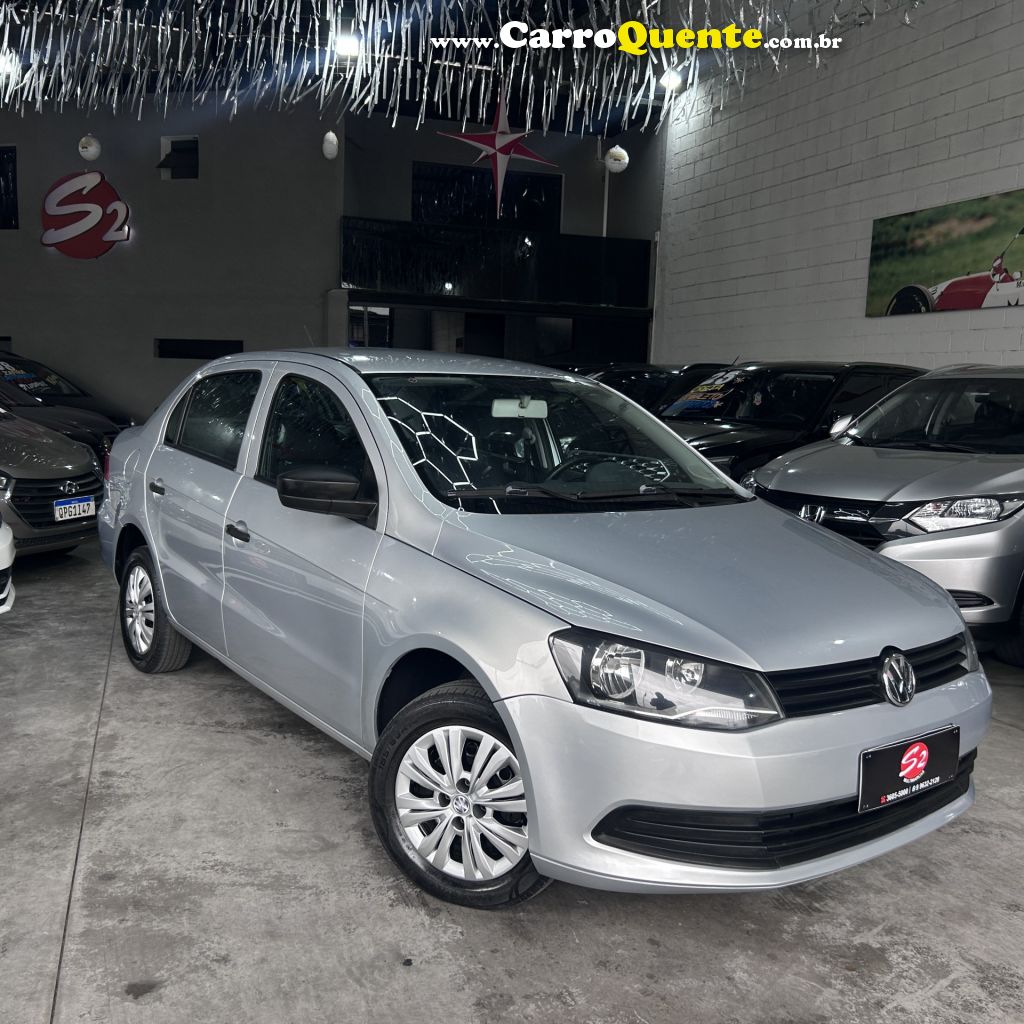 VOLKSWAGEN   VOYAGE TRENDLINE 1.6 T.FLEX 8V 4P   PRATA 2016 1.6 FLEX - Loja