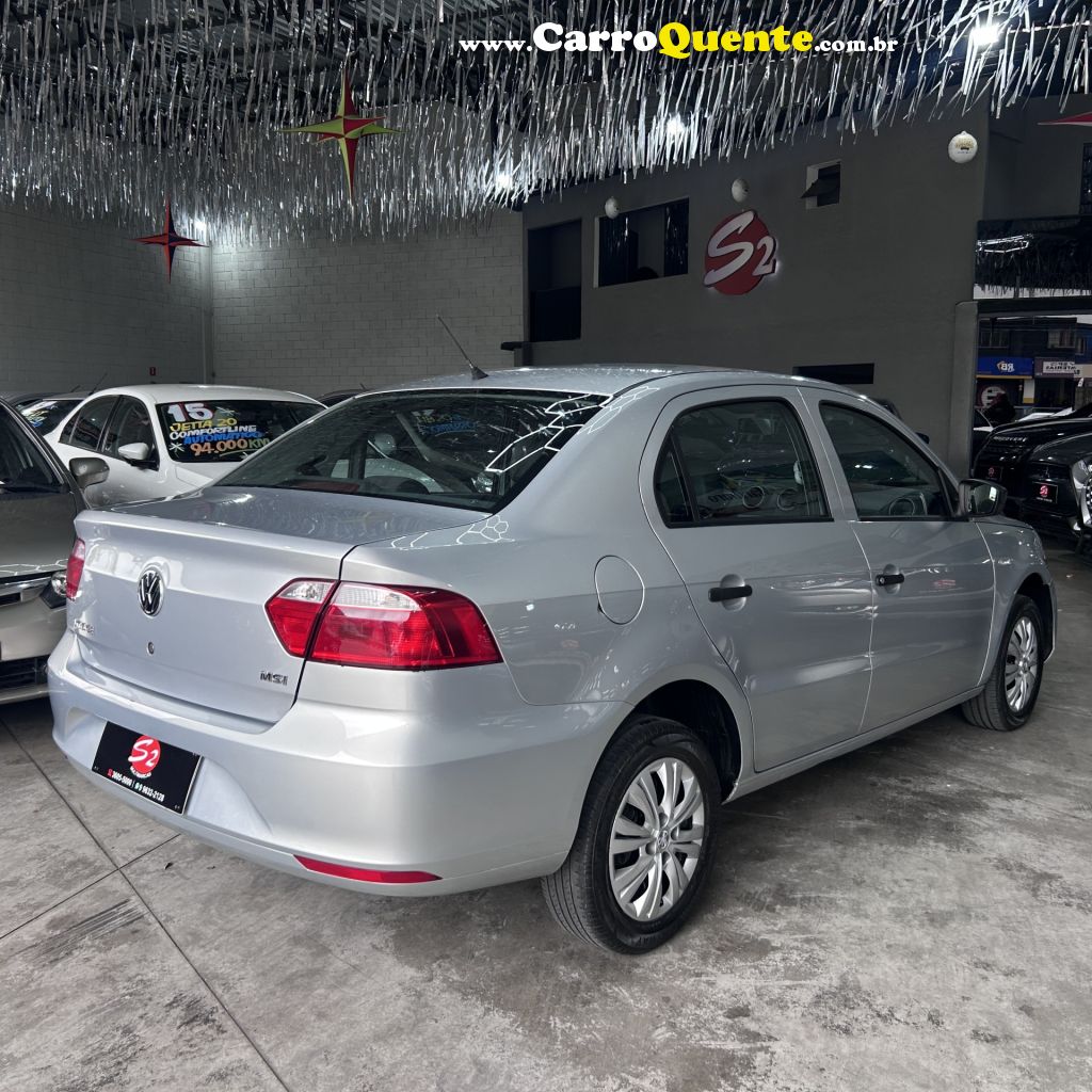 VOLKSWAGEN   VOYAGE TRENDLINE 1.6 T.FLEX 8V 4P   PRATA 2016 1.6 FLEX - Loja