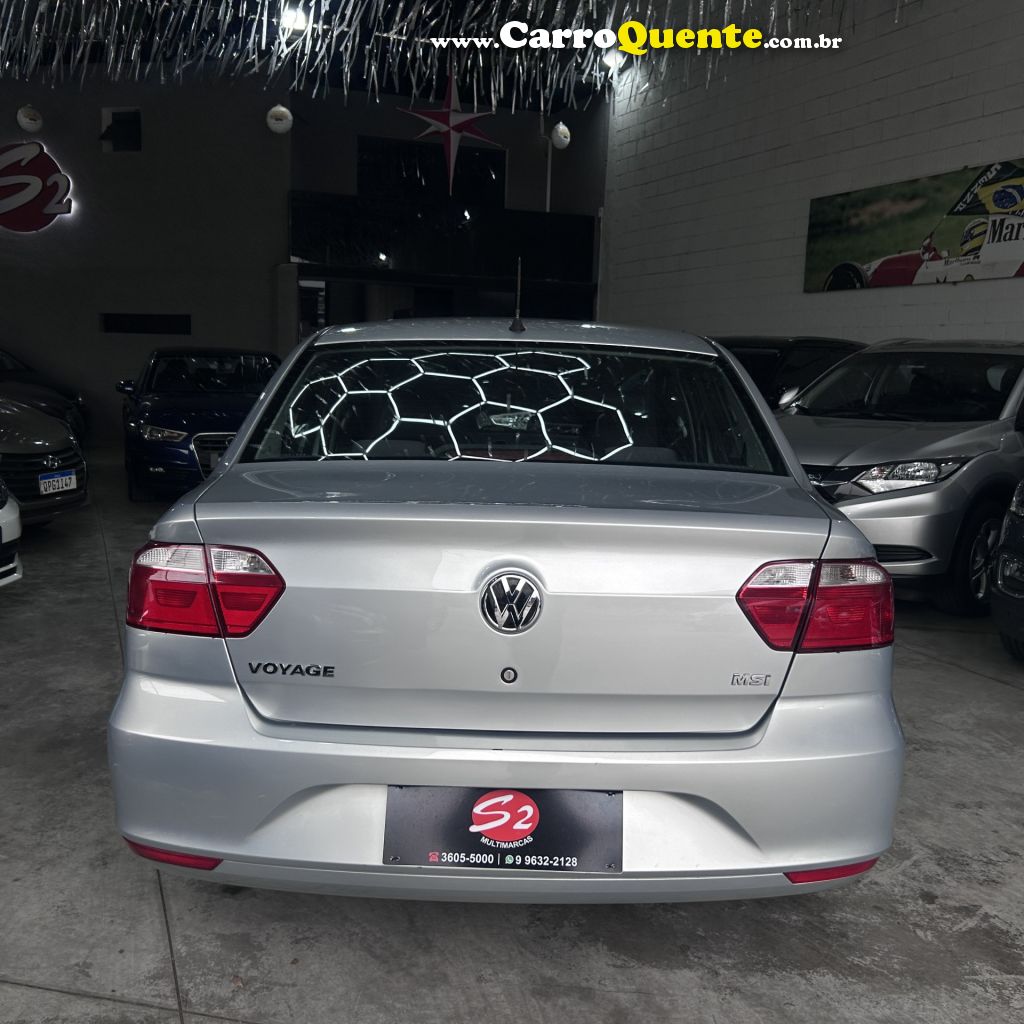 VOLKSWAGEN   VOYAGE TRENDLINE 1.6 T.FLEX 8V 4P   PRATA 2016 1.6 FLEX - Loja